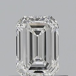 Diament szlif szmaragdowy, 0.52ct, VVS2, E, GIA 2544351060