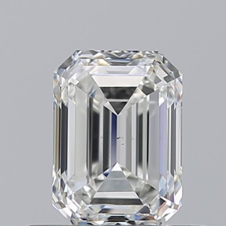 Diament szlif szmaragdowy, 0.7ct, VS2, H, GIA 1543377046