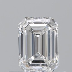 Diament szlif szmaragdowy, 0.6ct, VVS2, E, GIA 1545381098