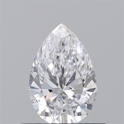 Diament szlif gruszkowy, 0.54ct, VVS2, D, GIA 7538481185