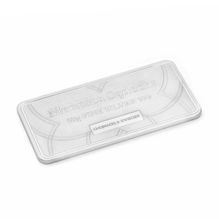Sztabka srebra 100g Mennica Sądecka Chojnacki & Kwiecień