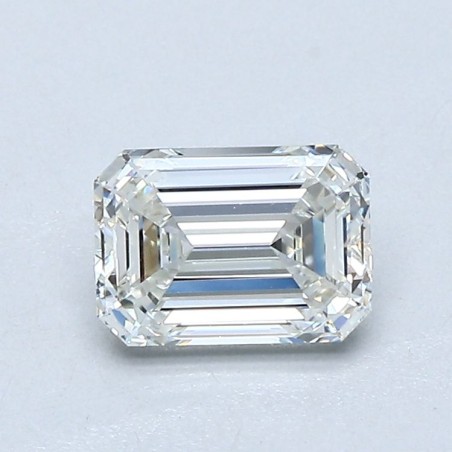 Diament szlif szmaragdowy, 0.9ct, VVS2, H, GIA 2537122229