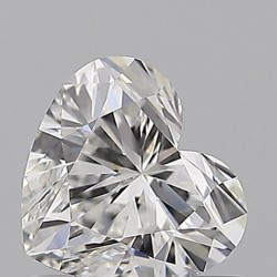 Diament serce, 0.76ct, VVS2, F, GIA 2547142782