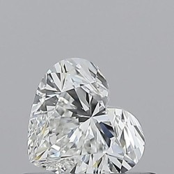 Diament serce, 0.5ct, VS1, F, GIA 6541173220
