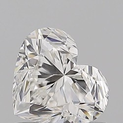 Diament serce, 1.01ct, VVS1, F, GIA 2547183418