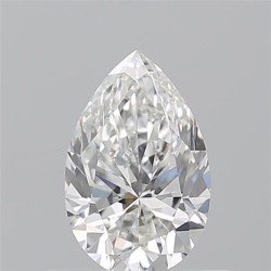 Diament szlif gruszkowy, 0.59ct, VS1, F, GIA 7548002017