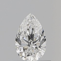 Diament szlif gruszkowy, 0.5ct, VS2, E, GIA 2546376195