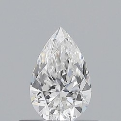 Diament szlif gruszkowy, 0.5ct, VVS1, E, GIA 5546369912