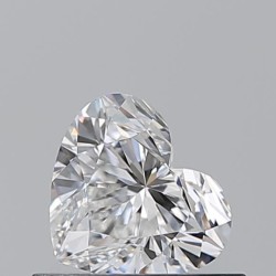 Diament serce, 0.51ct, VS1, E, GIA 2544272139