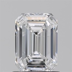 Diament szlif szmaragdowy, 1.01ct, VS2, D, GIA 6545196807
