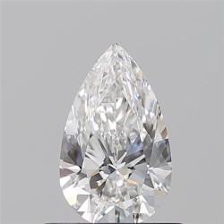 Diament szlif gruszkowy, 0.56ct, VVS2, E, GIA 6541370878