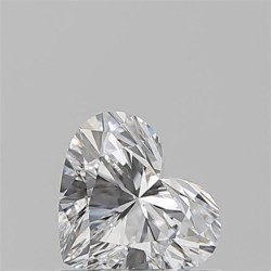 Diament serce, 0.62ct, VS2, D, GIA 6512576965
