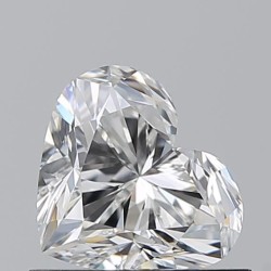 Diament serce, 0.71ct, VVS2, G, GIA 1539033536