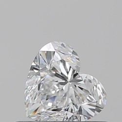Diament serce, 0.5ct, VS1, E, GIA 2537081154
