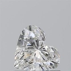 Diament serce, 0.71ct, VVS1, H, GIA 5526885353