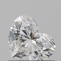 Diament serce, 0.7ct, VVS2, H, GIA 6531388005