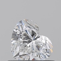 Diament serce, 0.53ct, VS1, E, GIA 7531323864