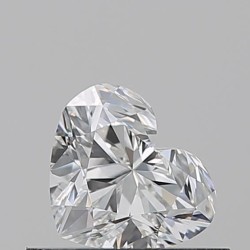 Diament serce, 0.5ct, VS1, F, GIA 6535390228