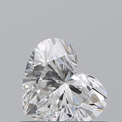Diament serce, 0.5ct, VVS2, F, GIA 3535557742