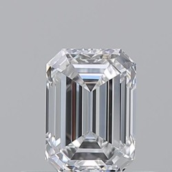 Diament szlif szmaragdowy, 0.5ct, VS1, E, GIA 2235748577