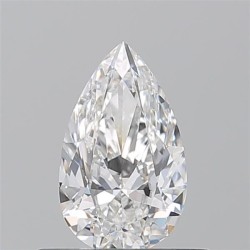 Diament szlif gruszkowy, 0.5ct, VS1, E, GIA 7536698006