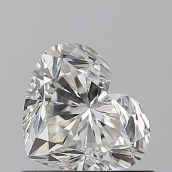 Diament serce, 0.71ct, VS1, I, GIA 5536904565