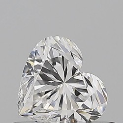 Diament serce, 0.5ct, VS2, E, GIA 7536893214