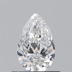 Diament szlif gruszkowy, 0.5ct, VS1, E, GIA 7541020558