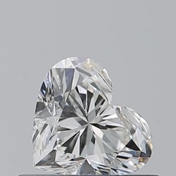 Diament serce, 0.5ct, VS1, G, GIA 6542021978