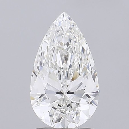 Diament szlif gruszkowy, 1.51ct, SI1, H, GIA 7541341006