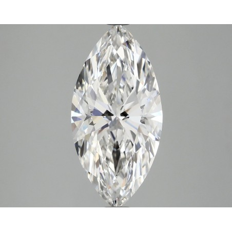 Diament laboratoryjny markiza, 2.97ct, VVS2, F, IGI LG737575473