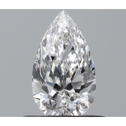 Diament szlif gruszkowy, 0.5ct, VS1, E, GIA 3545137920