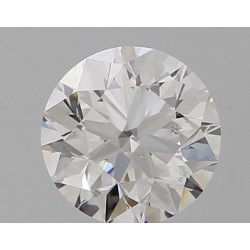 Diament szlif okrągły, 0.5ct, SI2, E, GIA 6541146151