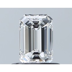 Diament szlif szmaragdowy, 0.5ct, VVS1, E, GIA 1236832613