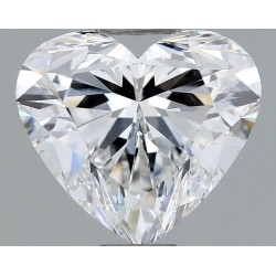 Diament laboratoryjny serce, 1.05ct, VVS2, E, HRD 240000173823