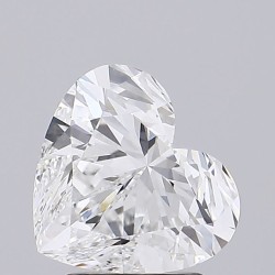 Diament laboratoryjny serce, 2.5ct, VVS2, E, HRD 230000126707