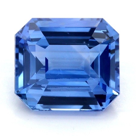 Szafir szlif szmaragdowy, 3 ct, BLUE, GIA 1539374272