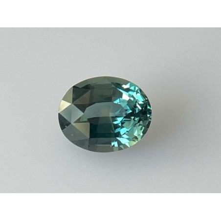 Szafir szlif owalny, 3.22 ct, TEAL, GIA 7531465928