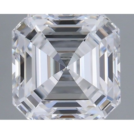 Diament laboratoryjny asscher, 2.1ct, VVS1, D, IGI LG625406459