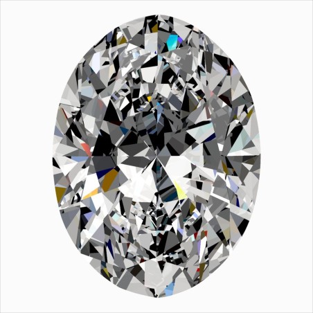 Diament szlif owalny, 0.57ct, SI1, D, GIA 1543430143