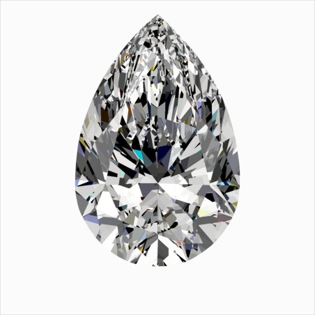 Diament szlif gruszkowy, 0.6ct, VS2, G, GIA 1543436103