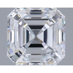 Diament laboratoryjny asscher, 1.57ct, IF, D, IGI LG739579292