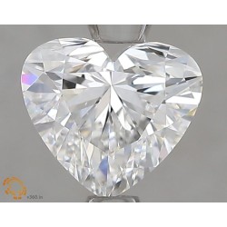 Diament laboratoryjny serce, 1ct, VVS2, D, IGI LG764654540