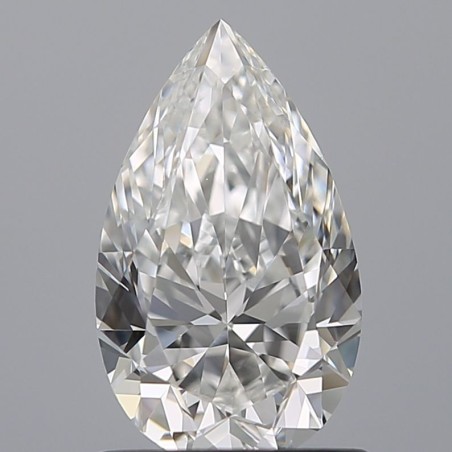 Diament szlif gruszkowy, 1ct, VVS1, E, GIA 1548179325