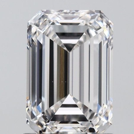 Diament laboratoryjny szlif szmaragdowy, 1.53ct, VVS2, E, IGI 624428483