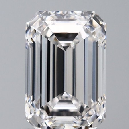 Diament laboratoryjny szlif szmaragdowy, 1.57ct, VVS2, E, IGI LG624401273