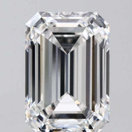 Diament laboratoryjny szlif szmaragdowy, 1.56ct, VVS2, E, IGI 625485385