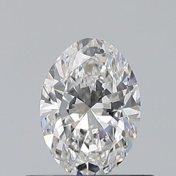 Diament szlif owalny, 0.5ct, VS2, E, GIA 7548390971