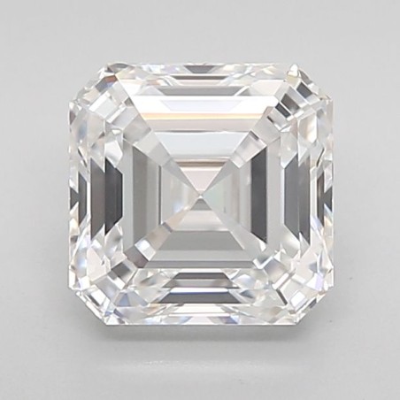 Diament laboratoryjny asscher, 2ct, IF, D, IGI LG715527268