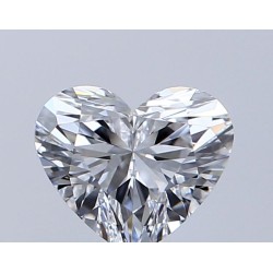 Diament serce, 0.5ct, VVS2, D, GIA 6535433451